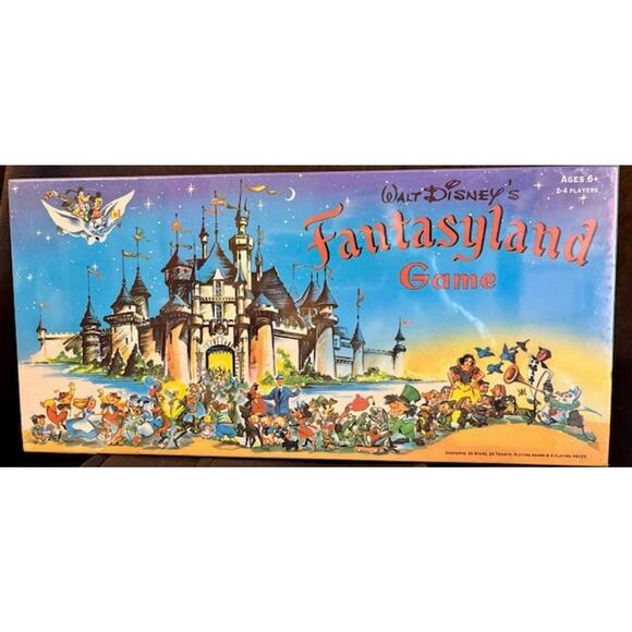 Walt Disney’s Adventureland & Fantasyland Double Set Board Games New Sealed - Picture 4 of 6